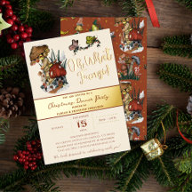 Niedliche Mercosur Mushroom House Weihnachtsfeier