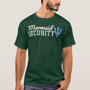 Niedliche Mermaid-Sicherheit im Shirt Männer Fraue