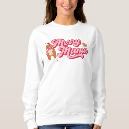 Niedliche Merry Mama Bear Urlaubssaison Sweatshirt
