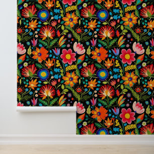 Niedliche mexikanische Blume Tapete
