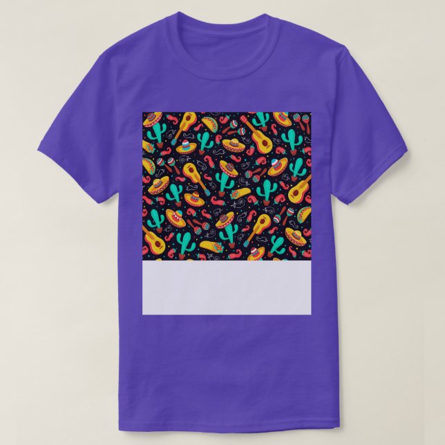 Niedliche mexikanische Gesichtsmaske T-Shirt (Design vorne)