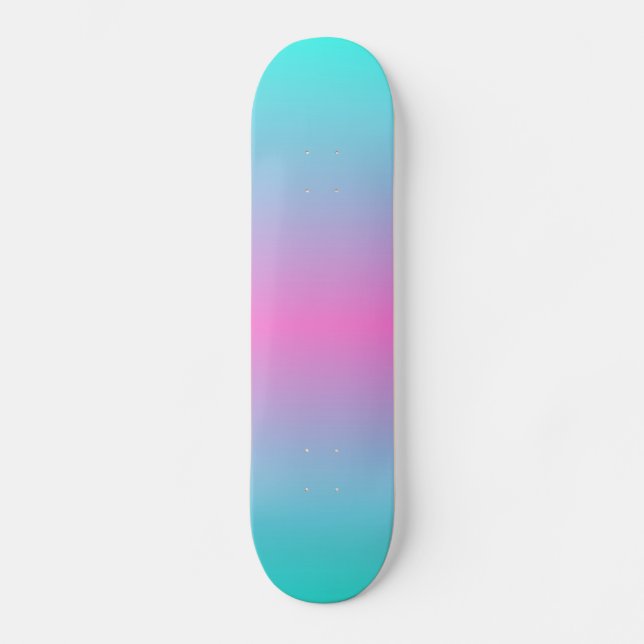 niedliche Mieder-Ober-Meerjungfrau Pink Fuchsia Tü Skateboard (Vorderseite)