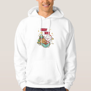 Niedliche Milch und Mocha merry_xmas Hoodie