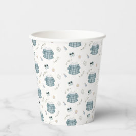 Niedliche Minimal Boho Kleidung Muster Kinderdusch Pappbecher