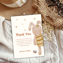 Niedliche Minimalistische Boho Bunny Toy Babydusch
