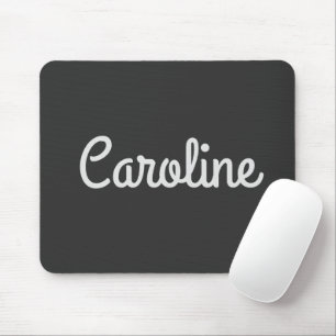 Niedliche Minimalistische Skripttypografie Name Sc Mousepad