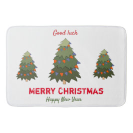 Niedliche Minimalistische Weihnachten und Neues Ja Badematte