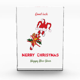 Niedliche Minimalistische Weihnachten und Neues Ja Fotoblock