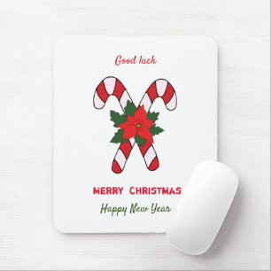 Niedliche Minimalistische Weihnachten und Neues Ja Mousepad