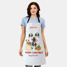 Niedliche Minimalistische Weihnachten und Neues Ja Schürze
