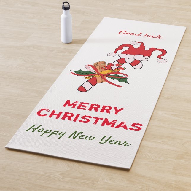 Niedliche Minimalistische Weihnachten und Neues Ja Yogamatte (Beispiel)