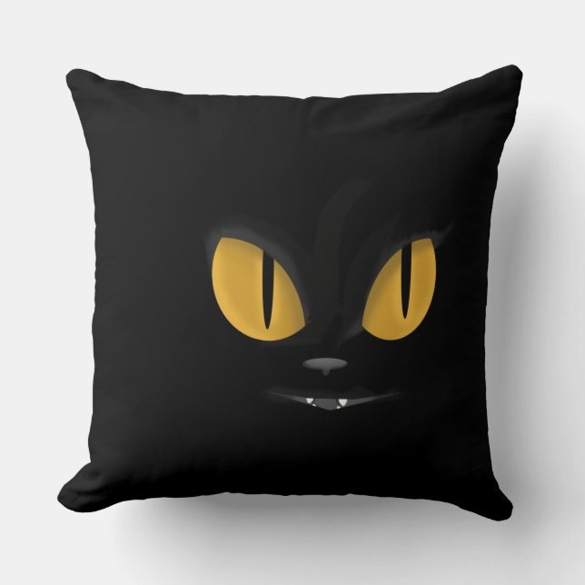 Niedliche Mischmasch mit Fangs Kissen (Vorderseite)
