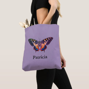 Niedliche moderne Fotografie Schmetterling Name Ta Tasche
