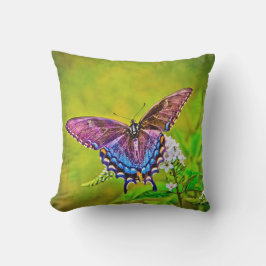 Niedliche moderne Fotografie - Schmetterling und B Kissen