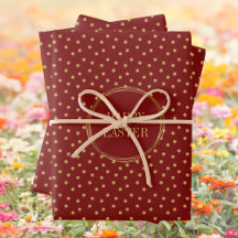 Niedliche moderne Goldpolka Dots Christlich glückl