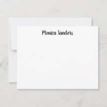 Niedliche, moderne, Lässige Schwarze Schrift