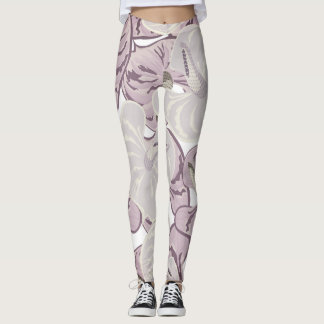 Niedliche moderne Wasserfarbe Girly pattern Dusty  Leggings