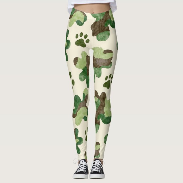 Niedliche Molkenkaramelle Leggings (Vorderseite)
