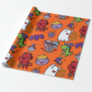 Niedliche Monster Geschenkpapier