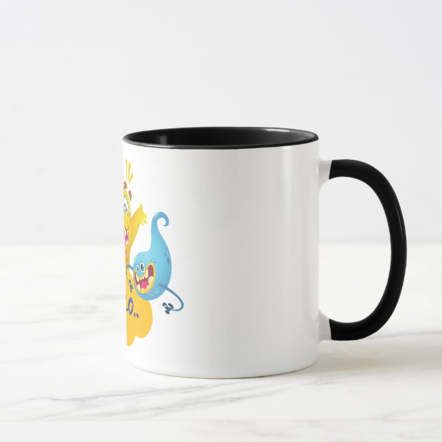 niedliche Monster, hallo Tasse (Rechts)