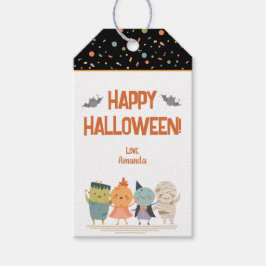 Niedliche Monster Halloween-Gefälligkeit Geschenkanhänger