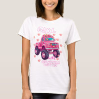 Niedliche Monster-Lkw-Girls wie Monster