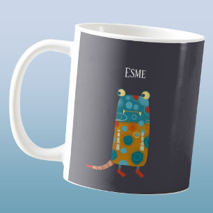 Niedliche Monster Personalisiert Kaffeetasse