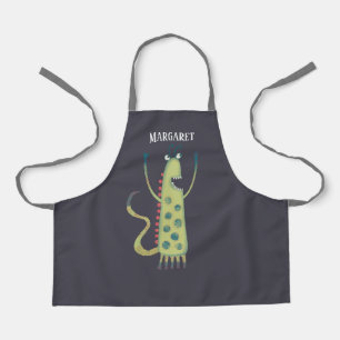 Niedliche Monster Personalisiert Schürze