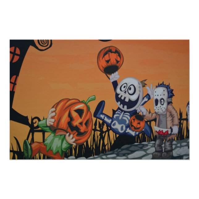 Niedliche Monster Poster (Vorderseite)