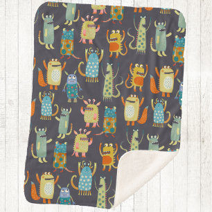 Niedliche Monster Sherpadecke