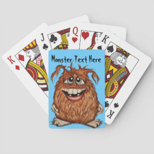 Niedliche Monster-Spielkarten Spielkarten