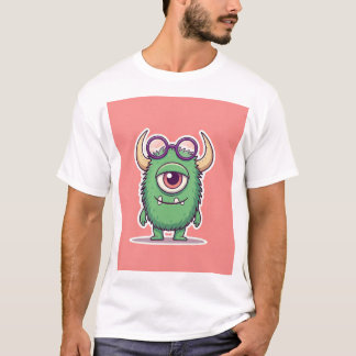 "Niedliche Monster Vibes: Happy One Mit Augen Stic T-Shirt