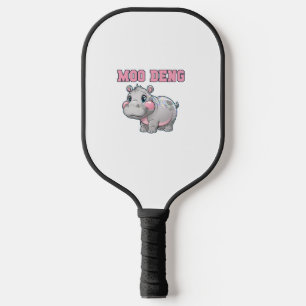 Niedliche MOO DENG Baby Pygmie Hippo Girls Besties Pickleball Schläger