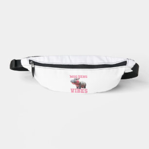 Niedliche MOO DENG VIBES Nur Baby Hippo Kindergart Bauchtasche