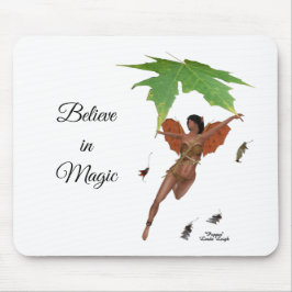 Niedliche Mühle mit braunem Flügelprofil Mousepad