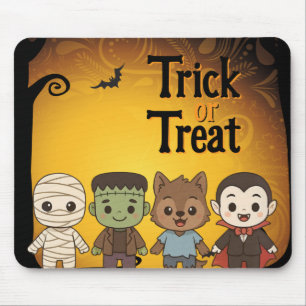Niedliche Mumie, Frankenstein, Dracula, Werwolf Mousepad