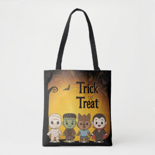 Niedliche Mumie, Frankenstein, Dracula, Werwolf Tasche