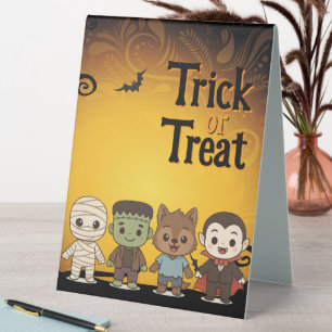 Niedliche Mumie, Frankenstein, Dracula, Werwolf Tischaufsteller