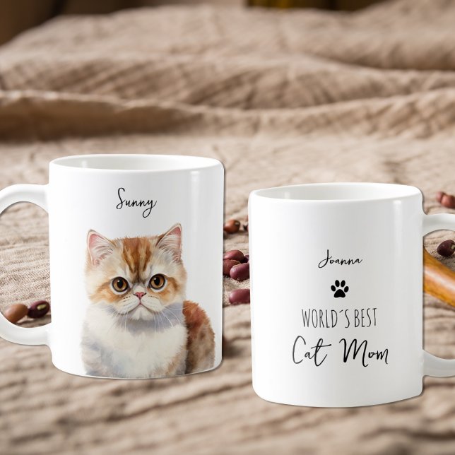 Niedliche Munchkin Cat Custom Best Mama / Vater Kaffeetasse (Von Creator hochgeladen)