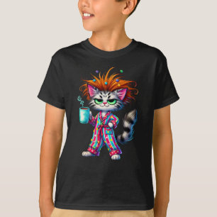 Niedliche mürrische Katze T-Shirt