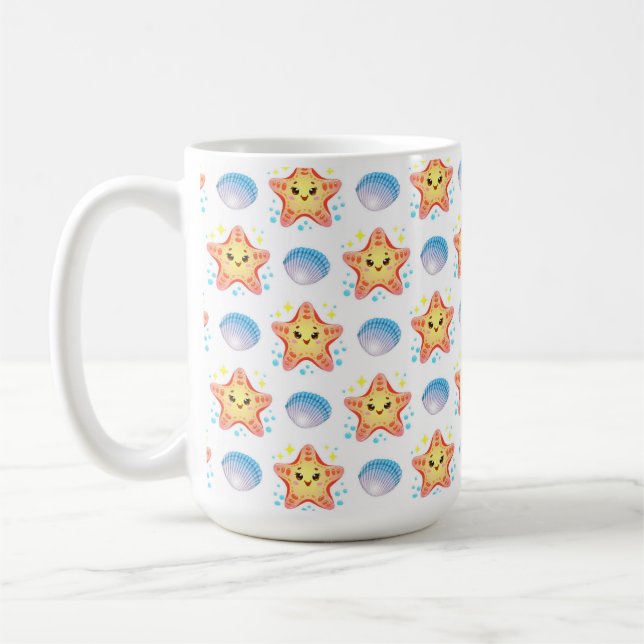 Niedliche Muscheln Kaffeetasse (Links)