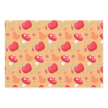 Niedliche Mushroom Wrapping Paper Sheets | Emma