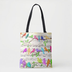 Niedliche Musical Birds Symphony - Happy Song Tasche