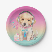 Niedliche Musik Lounge Golden Retriever Personalis