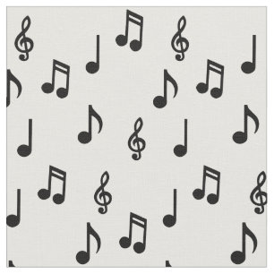 Niedliche Musiknote Musikerlehrer Stoff