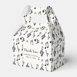 Niedliche Musikstiftschrift Geschenkschachtel