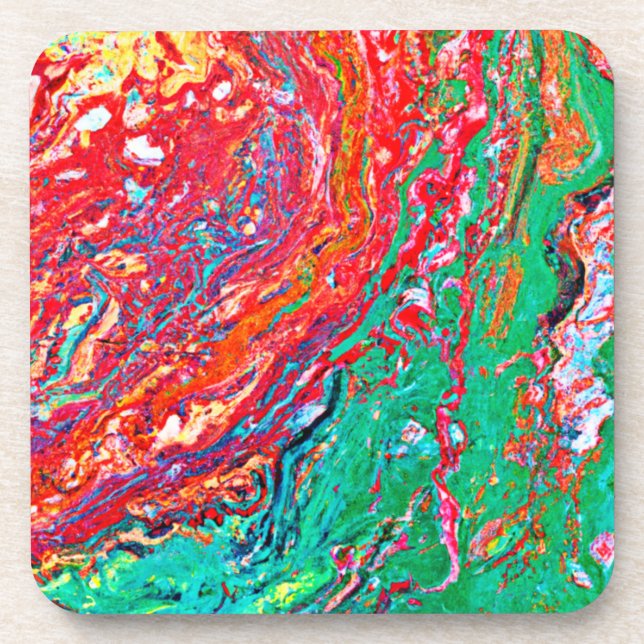 Niedliche Muster Kunst. Jetzt kaufen Getränkeuntersetzer (Vorderseite)