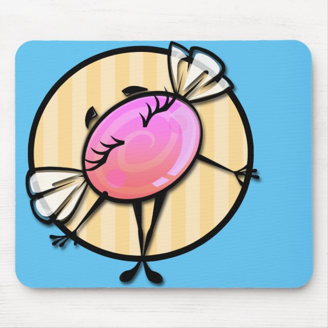 NIEDLICHE MUSTERMUSTERMUSTERPAD FÜR MÄDCHEN MOUSEPAD (Vorne)