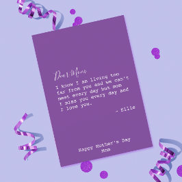 Niedliche Mütter vermisst Karte