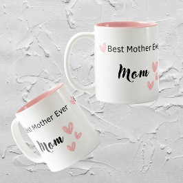 Niedliche Muttertagskaffee-Tasse "Beste Mama aller Zweifarbige Tasse